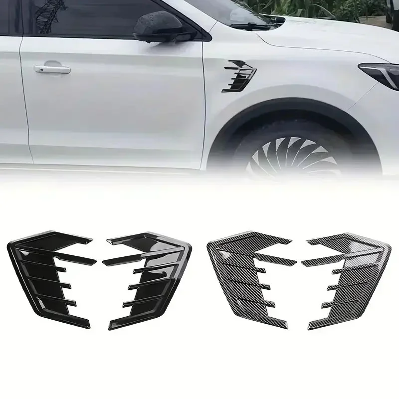 Car Side Air Flow Wing Vent Decorative Sticker Universal Side Air Outlet Frame Decal for All Cars
