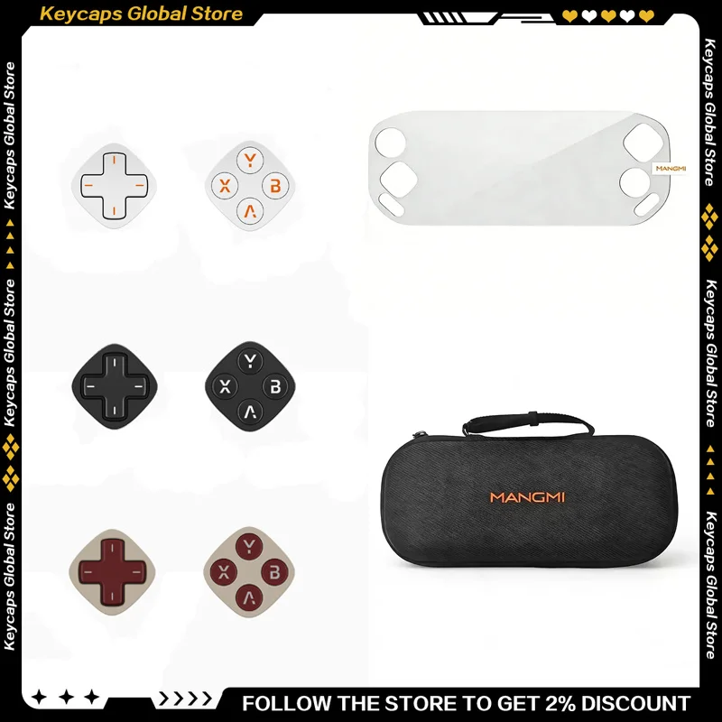 MANGMI Pocket Max Series Accessories Tempered Film/Storage Bag/Mechanical Button Module