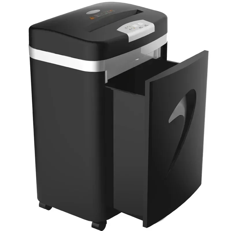 2025  220V 130W Electric Shredder Paper Crusher Mute 5 Level Secrecy Office Household Documents Card Smashing Movable Shredder