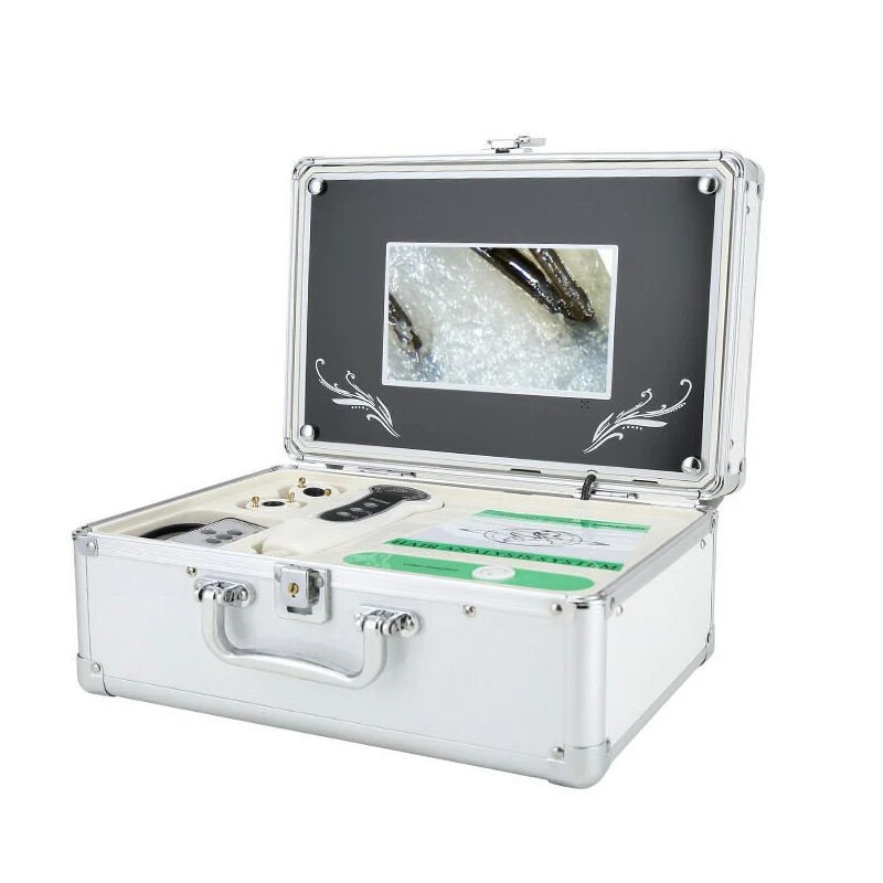 Boxy tipo cabelo e couro cabeludo Análise Machine, Face Scanner, Pele Analyzer, Facial