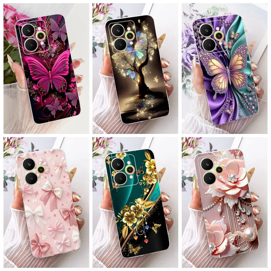 ل Realme 15 برو 5G حافظة RMX5101 الملونة رسمت غطاء واضح سيليكون لينة سليم جراب هاتف ل Realme 15 Realme15 برو 5G قذيفة
