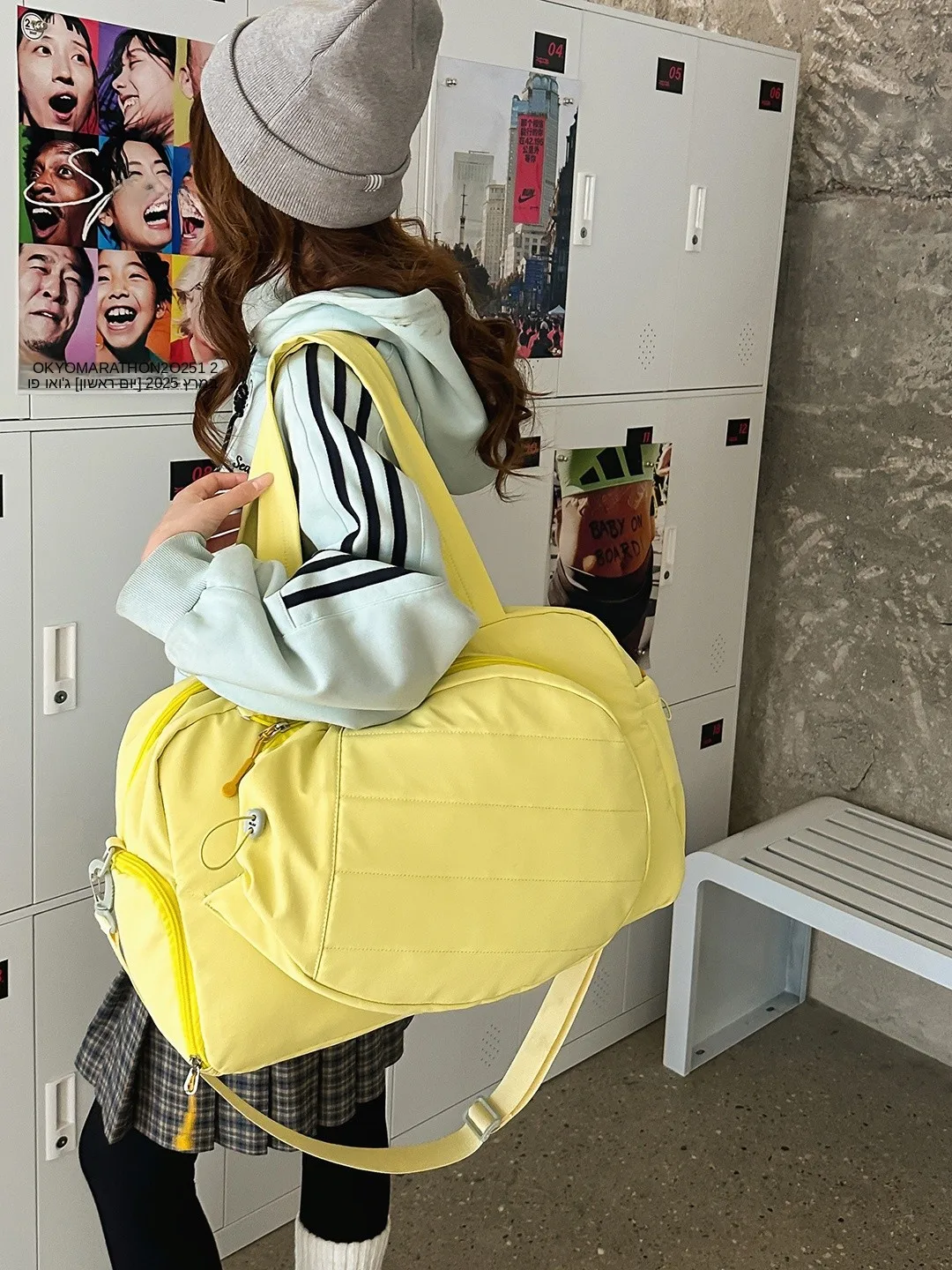 新しい韓国スタイルスポーツバドミントンラケットバッグ女性用別々のウェットとドライの独立した靴コンパートメント男性用フィットネスバッグクロスボディ