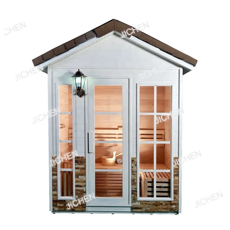 

Neu Hemlock традиционная уличная паровая сауна с электрической печью для сауны