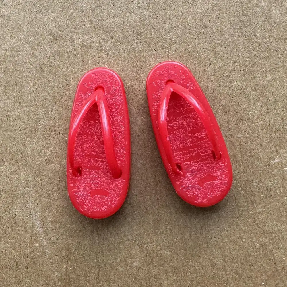 1/6 Maßstab DIY Licca Puppenschuhe Japanische Sandalen mit Hohem Absatz & Flachem Absatz Schuhe für Idol-Männerpuppen Mädchenkörper Puppenzubehör – Detail 6