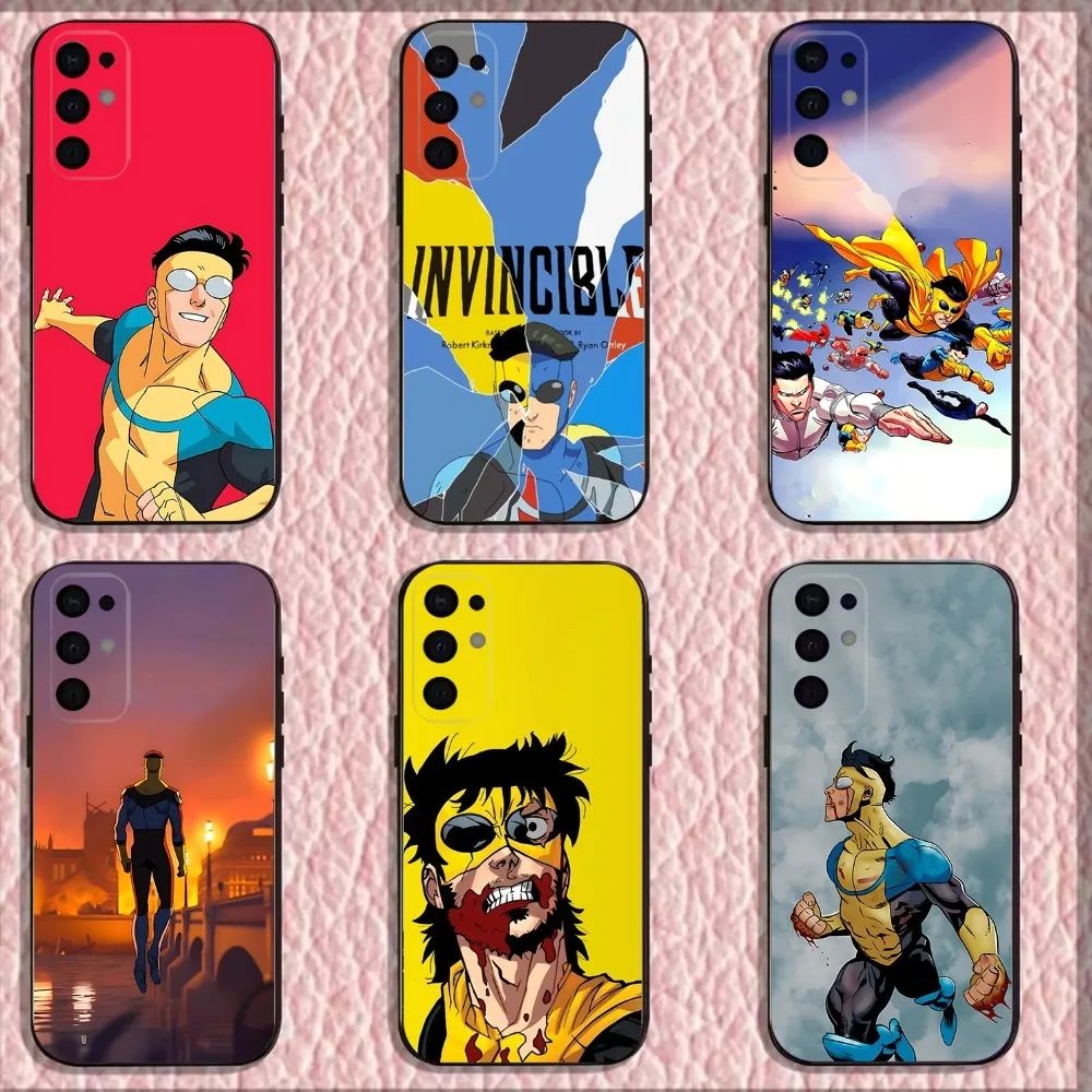 

I-Invincible-Cartoon Phone Case For Samsung S25,S24,S21,S22,S23,S30,Ultra,S20,Plus,Fe,Lite,Note,10,9,5G Black Cover