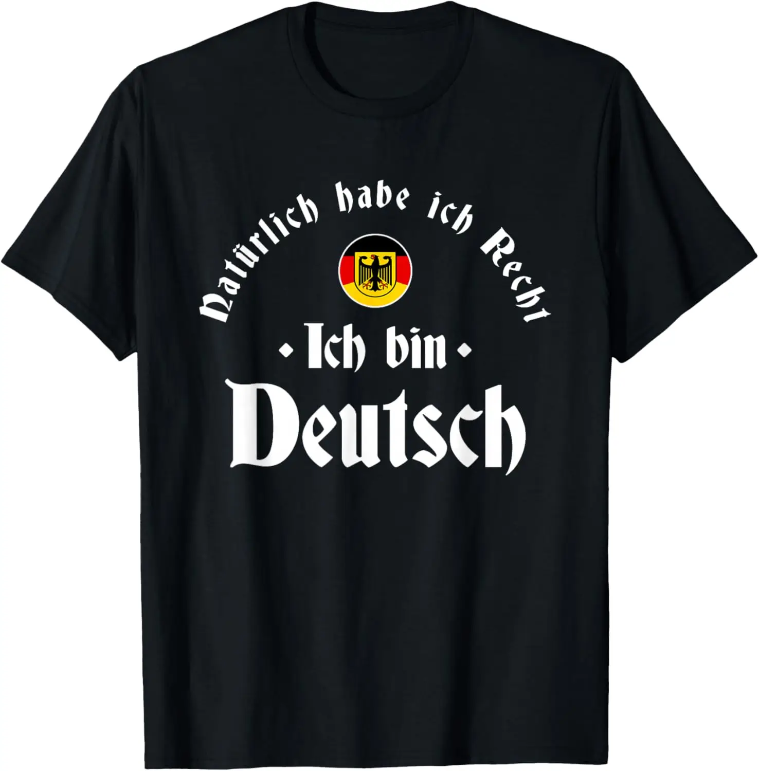 Ich Bin Deutsch - Funny Germany Roots German Heritage T-Shirt Casual Streetwear Clothing Summer Tops
