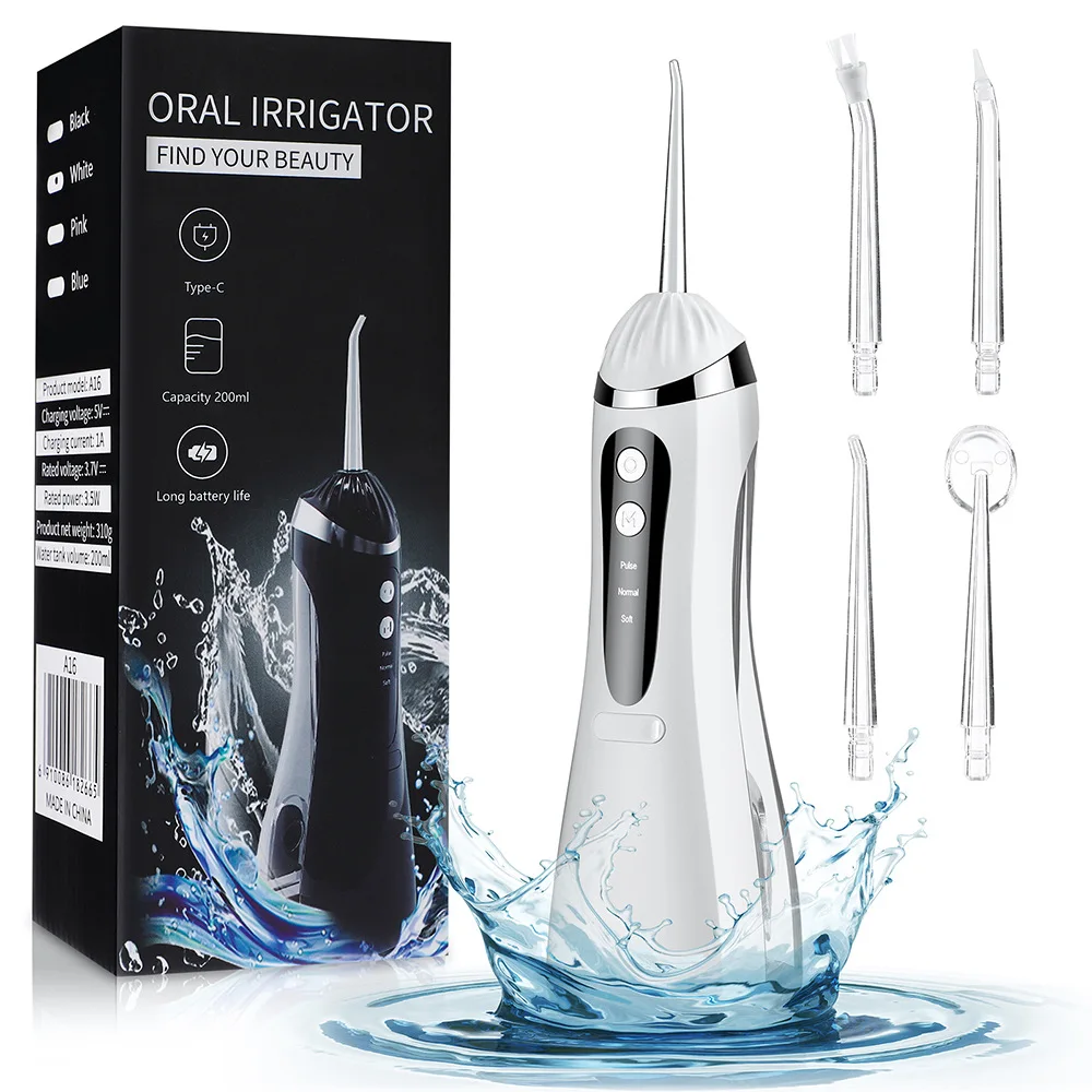 

NEW Powerful Water Oral Irrigation Irrigator Jet Ultrasound Air Ipx Waterproof Mouthwash Machines Dental Floss Flosser Irigator