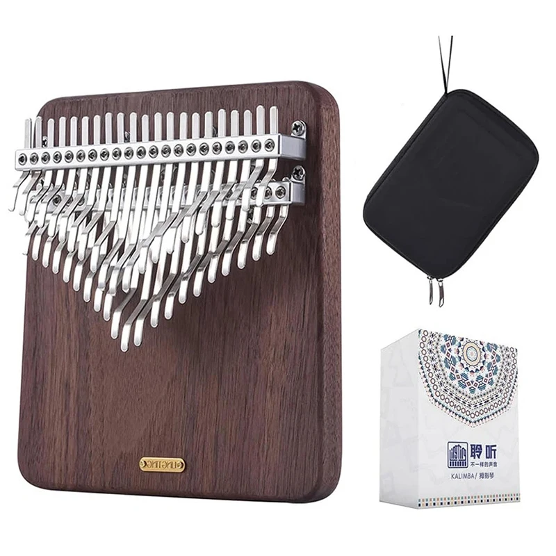 Lingting chromatische Kalimba 34 42 Taste c Note tragbare Daumen Klavier musikalische Tastatur profession elle Kalimba Musik instrumente Geschenke