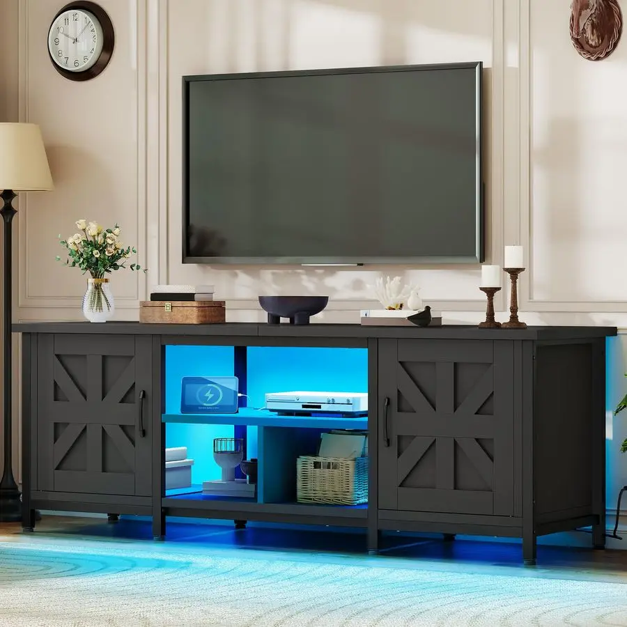 Tv Stand With Led L…