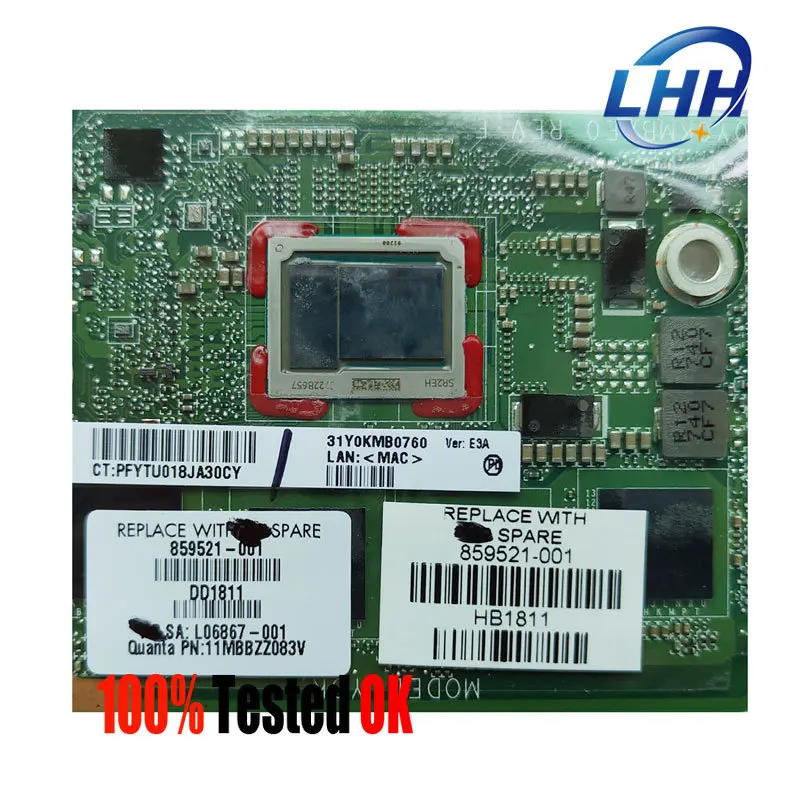 DA0Y0KMBAE0 Mainboard FOR HP Chromebook 13 G1 Laptop Motherboard with CPU 4405Y M7-6Y75 UMA