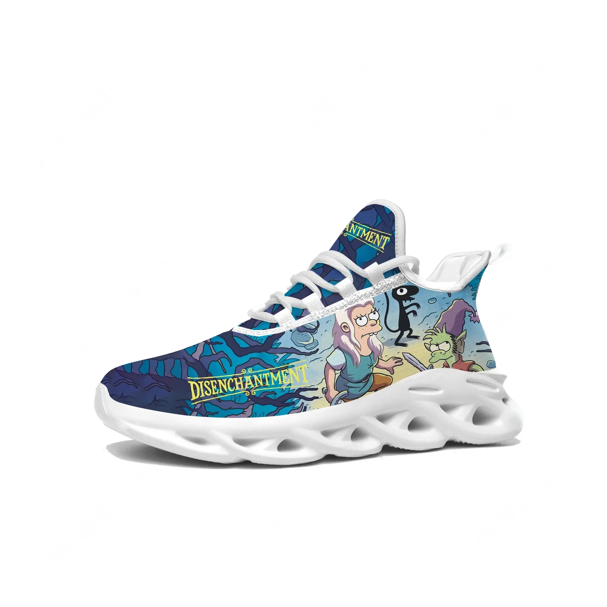Disenchantment Flat Sneaker Shoes Mens Womens Sports Shoe High Quality Personalized Comfortable Sneakers Custom Made Footwe