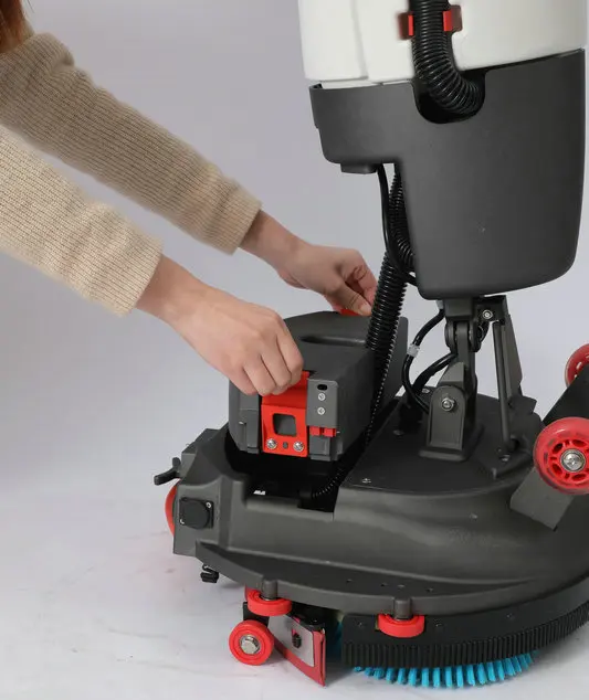 مجفف تنظيف واسع، معدات تنظيف احترافية، منظف أرضيات أوتوماتيكي، محركات صناعية قوية