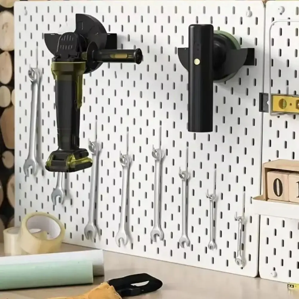 

Universal Angle Grinder Stand Heavy Duty Adjustable Wall Mount Bracket Wall Mounted DIY Angle Grinder Holder Tool Organization