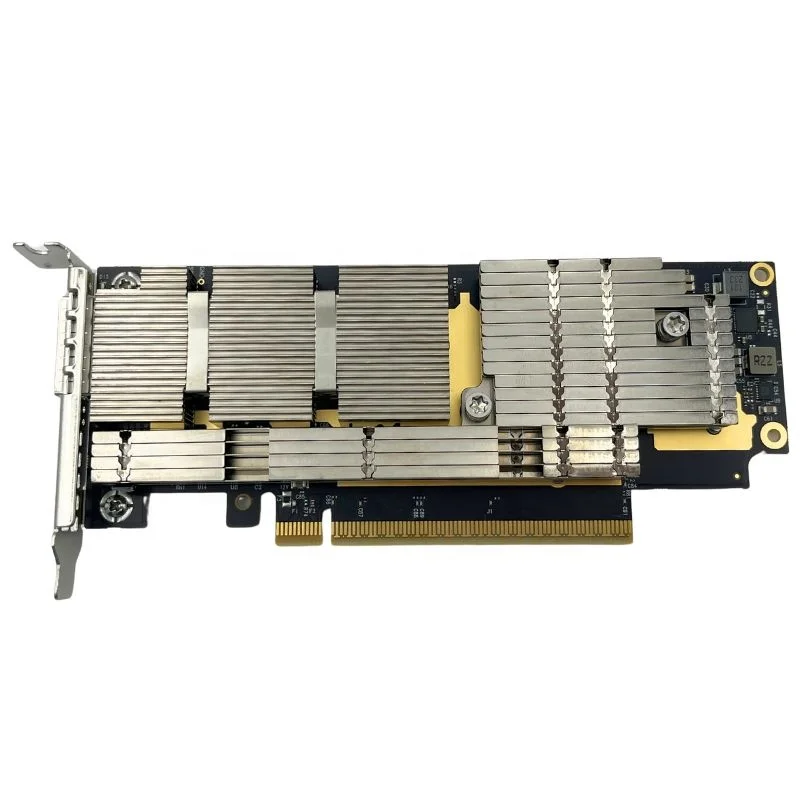 Tarjeta de interfaz de red Ethernet OSFP de un solo puerto PCIe 5,0 X16 200 Gb/s tarjeta adaptadora de alta velocidad MCX75310AAS-HEAT