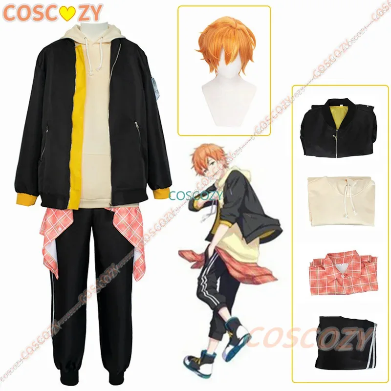 

Shinonome Akito Cosplay Costume Project Sekai Colorful Stage Vivid BAD SQUAD BAD DOGS Cosplay Costume Wig Set Christmas Suits