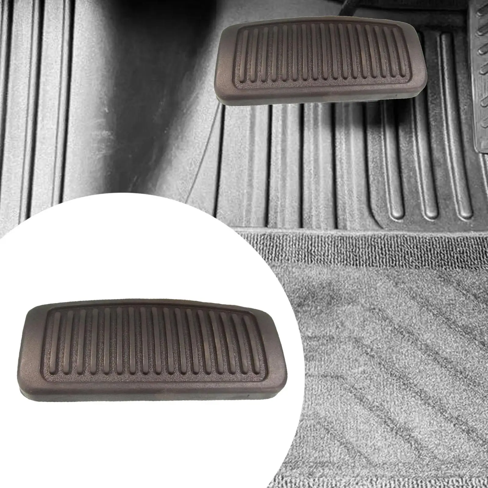 Universal Brake Pedal Pad Rubber Sleeve Car Pedals Non Slip Cover for Hyundai Kia Automatic Pedals