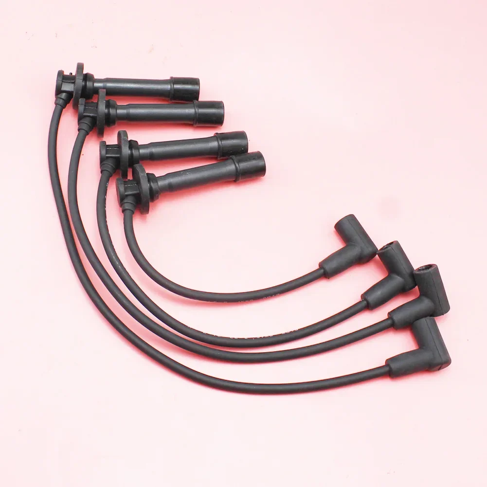 For Chery QQ IQ QQ3 QQ6 Buggy SQR472 Engine  Ignition Cable Spark Plug Wire 4PCS=1 set
