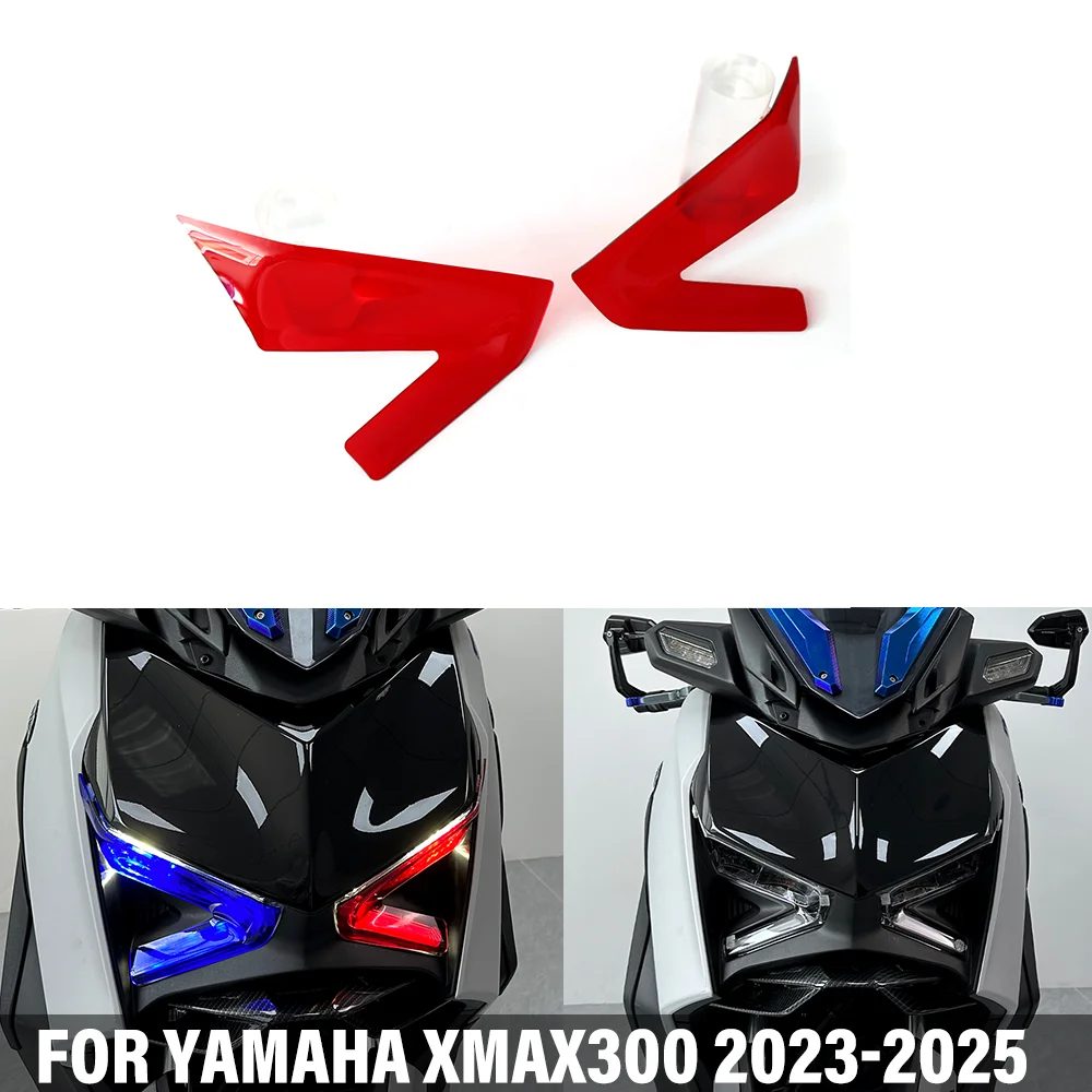 

Motorcycle Front Headlight Cover FOR YAMAHA X-MAX 300 XMAX300 X MAX300 2023 2024 2025 Head Lamp Trim Screen Lens Guard Shield