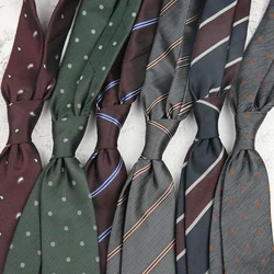 8cm Fashion Men's Striped Floral Ties Wedding Party Solid Color Neckties Business Groom Neck Wear Collar Tie for Man Cravat