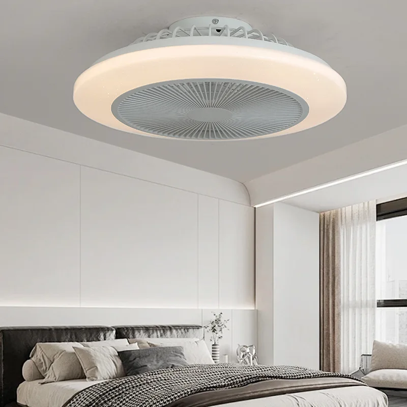 RGB Integrated Ceiling Fan Lights, Bedroom Ceiling Fan Lights, Living Room Dining Room Bedroom Decoration Ventilation Fan Lights
