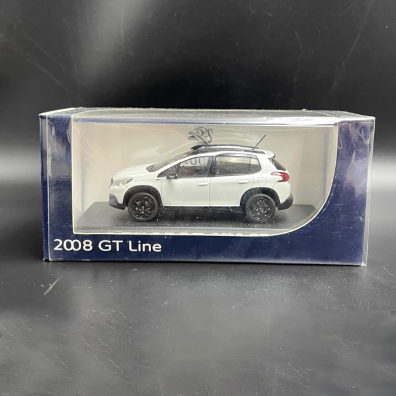 Diecast Original 1:43 Scale 2008 GT Line Alloy Model Simulation Decoration Hobbies Souvenirs Gifts Collection Static Display