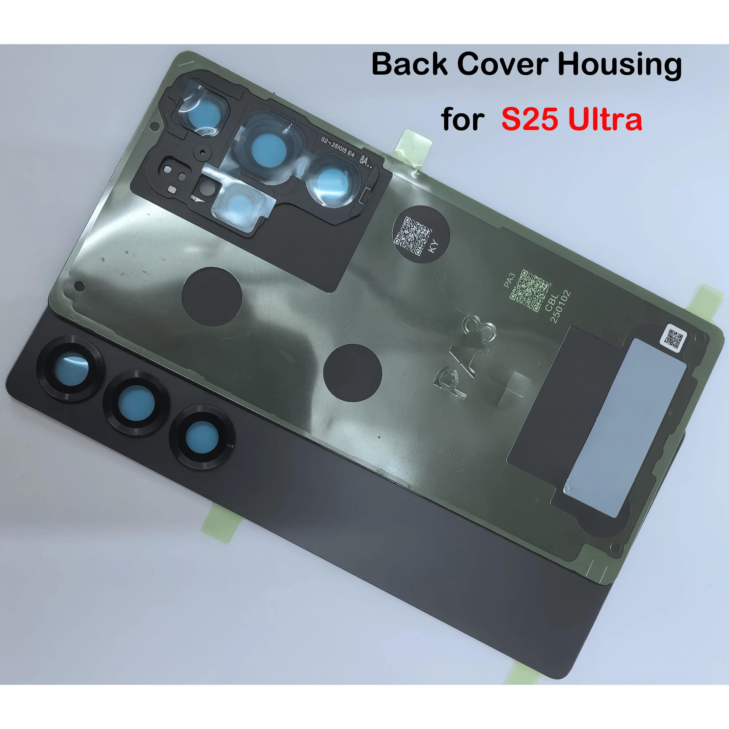 

(New)(O-E-M) Back Lid Back Glass S25Ultra Replacement Case For SAM-S25 Ultra S25U SM-S938B Battery Cover Rear Door Back Panel