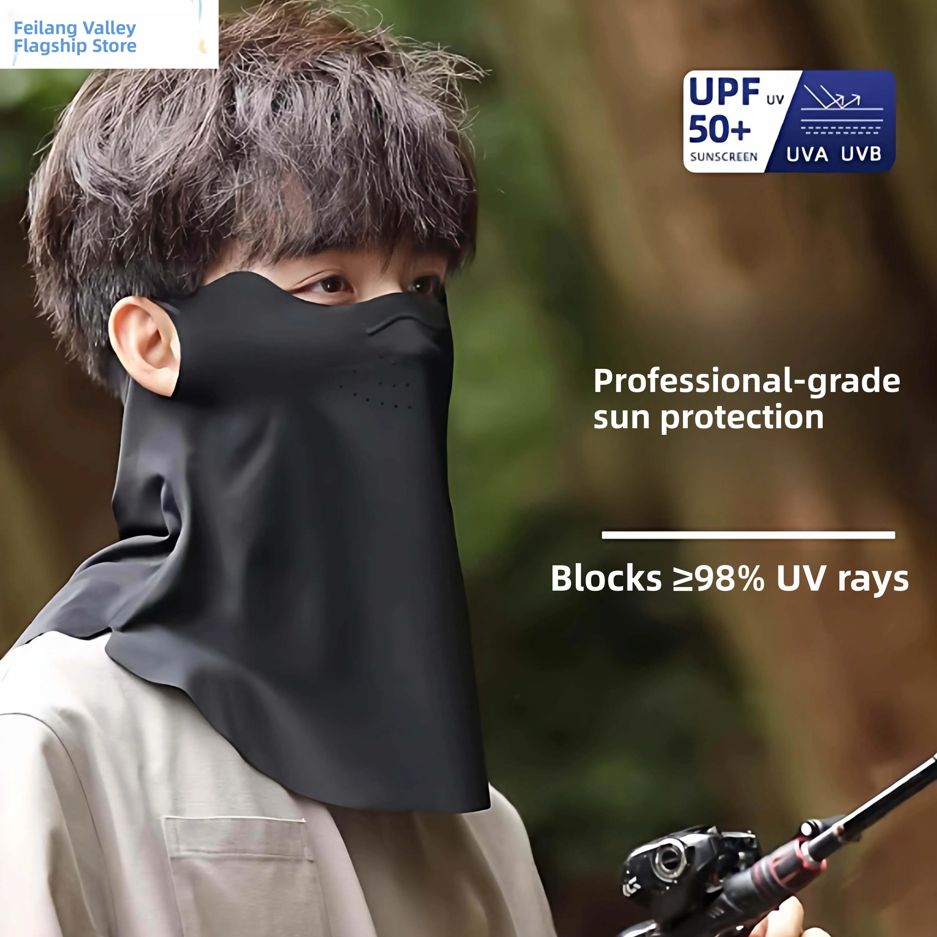 

Мужская летняя маска для защиты от солнца, маска для лица, шеи, для езды на велосипеде, рыбалки, путешествий, солнцезащитный шарф, маска с защитой от ультрафиолета, маска в корейском стиле