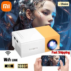 Xiaomi YG300 Mini proyector portátil de cine en casa Smart TV láser proyector 3D cine LED proyector de vídeo 4K HD película a través de puerto HD