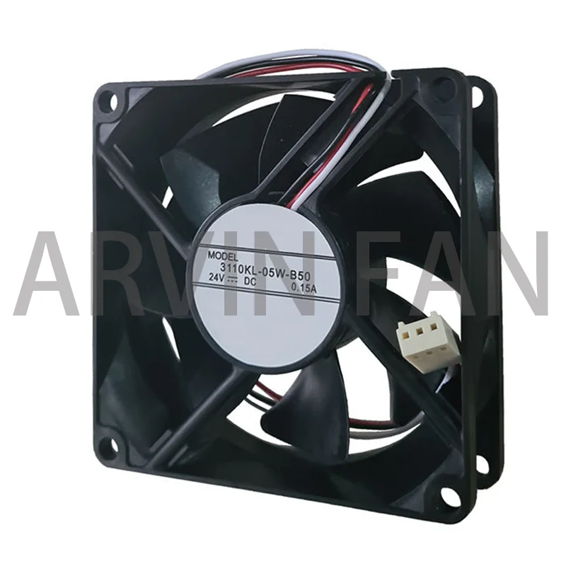 

Original 3110KL-05W-B50 8025 8cm 24V 0.15A Dual Ball Bearing 80mm Fan Super Durable Fan Drive