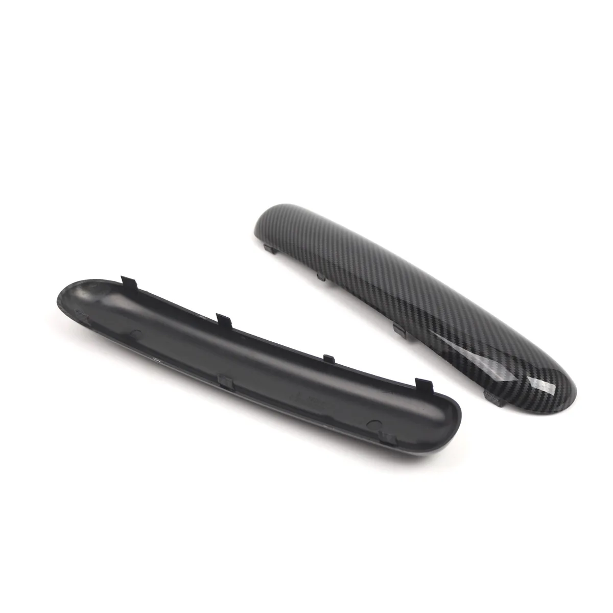 2 pcs Front Bumper Strip Trims Compatible with For Mini Cooper For R50 2001-2004 Pre-Facelift Direct Clip Installation