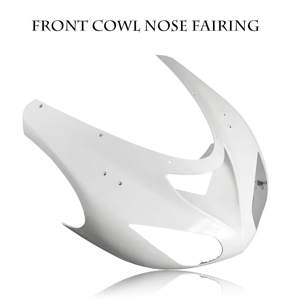 

ZX10R 2006 2007 Motorcycle Unpainted Upper Front Fairing Cowl Nose for Kawasaki ZX-10R 06 07 Injection Mold ABS Plastic