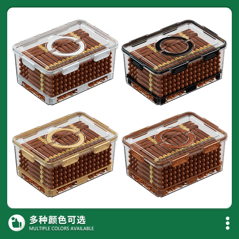 

Storage Box 30-100 Cigars Humidifier Cedar Wood Aging Box Sealed Insect-Proof Cigar Box Convenient Cigar Care Box Cigar Cabinet