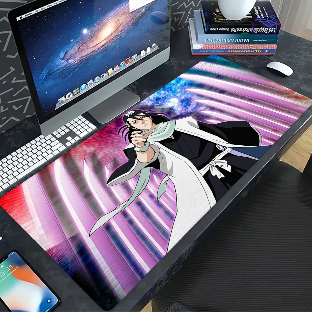 Byakuya Kuchiki Anime Bleach Mousepad Mouse Mat Desk Mat With Pad Gaming Accessories Prime Gaming XXL Keyboard Pad Padding Mat