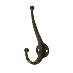 Wall Hook for Clothes Zinc Alloy Door Vintage Coat Hooks Hat Bag Towel Hanger Bathroom Hook Antique Single Double Hanger