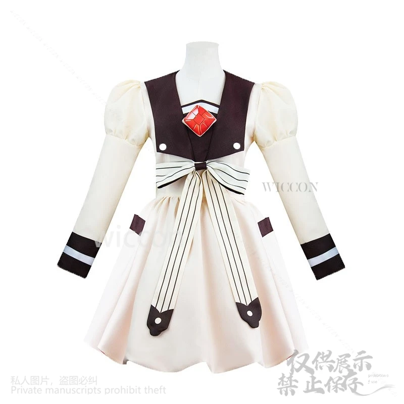 Anime Hanago Kun Cosplay Nanamine Sakura kostium Jk mundurek szkolny sukienka Lolita peruka dziewczyna Halloween boże narodzenie Cos garnitur dostosowane