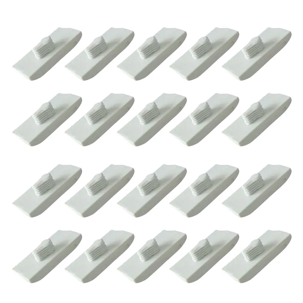 /20Pcs /White /Plastic Chainsaw Chain Guide Bumper Strip Set Replace 1121 648 6610 For MS240 MS260 MS290 MS390 MS660 Saw Parts