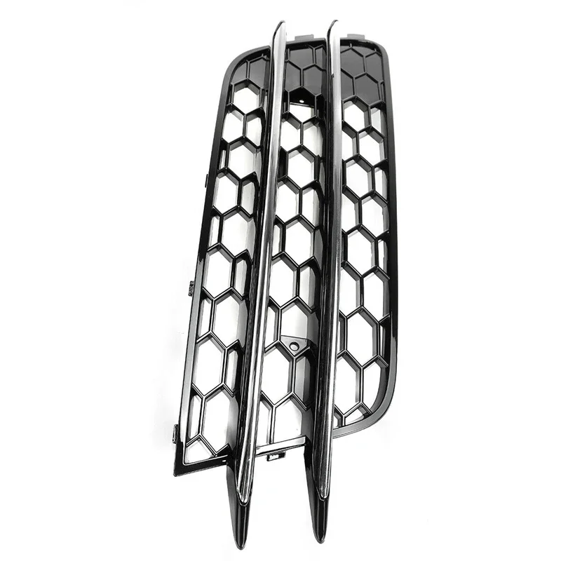 X-T 2 قطعة سيارة الجبهة الضباب غطاء خفيف العسل مصبغة شواء لأودي A6 C7 2012 2013 2014 2015