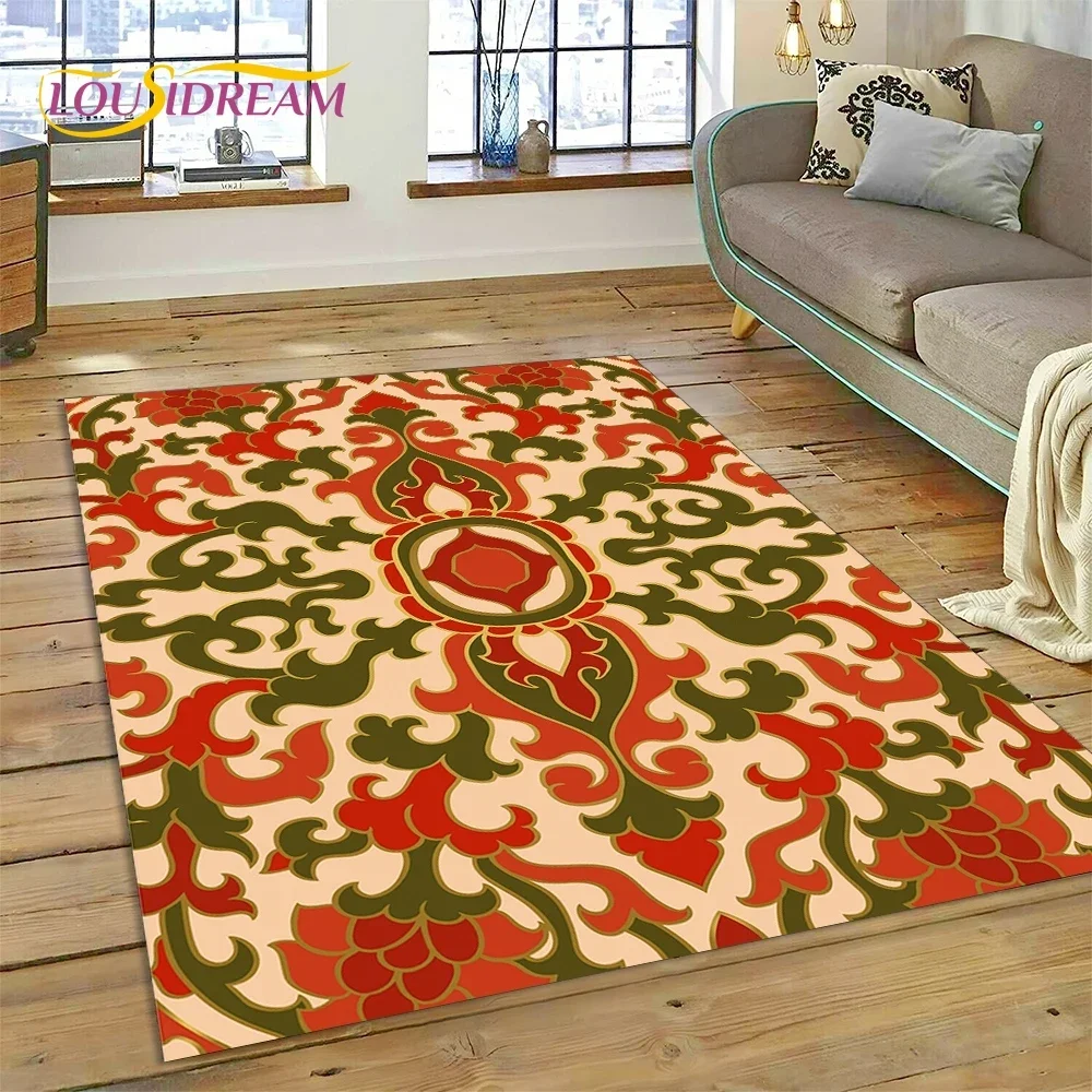 3D Nordic Turkish Bohemia Celt Carpet Rug for Bedroom Living Room Home Sofa Decoration,Children Game Large Decor Floor Mat Gift