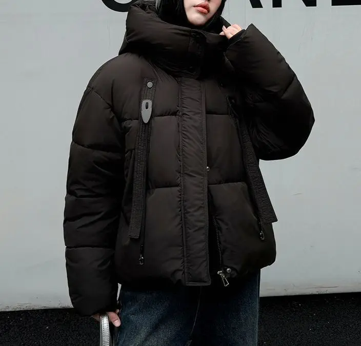 2025 Winter Style Cozy Cotton Coat for Petite Women - Thick and Versatile Outerwear