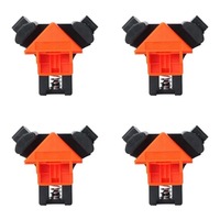 4 PCS 90 Degree Right Angle Clamp Corner Mate Woodworking Manual DIY Fixture Spring Clip Fast Fixing Woodworking Tools