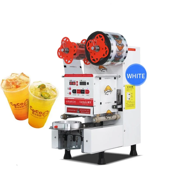 

New Plastic Cup Sealing Machine, Milk Tea Beverage Sealing Machine Standard Cup Diameter: 9cm, 9.5cm With Counting Function