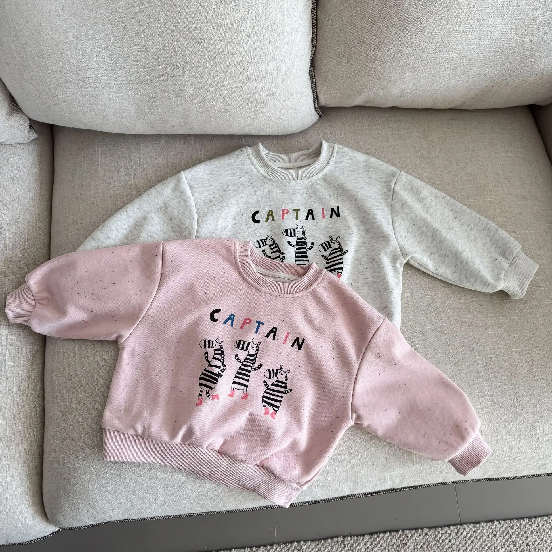 2026 Spring New Children‘s Clothing Long Sleeve Sweatshirts Boys Girls Cartoon Print Sweatshirt Kids Casual Pullover Tops