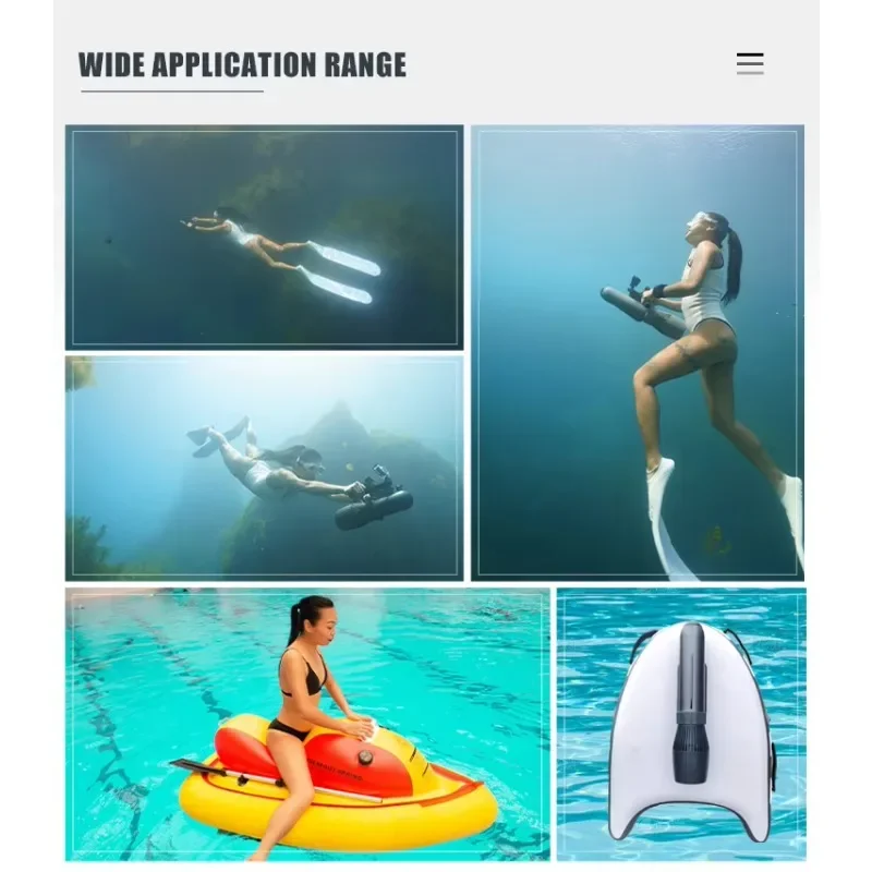

Best sell Underwater up 30 Meters Electric Surfboard Powerful Motor Underwater Sea Scooter for Diving Surfing
