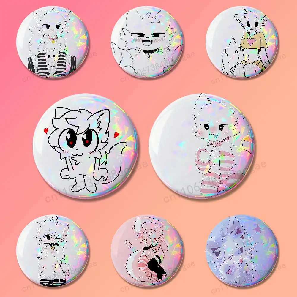 Cute Art B-Boykissers Custom Badges 25 32 44 58 75 mm Brooch Backpack Hat Enamel Pins Accessories Toys Gifts
