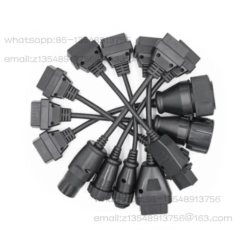 8PCS truck OBDII inspection line, heavy truck diagnostic transfer cable