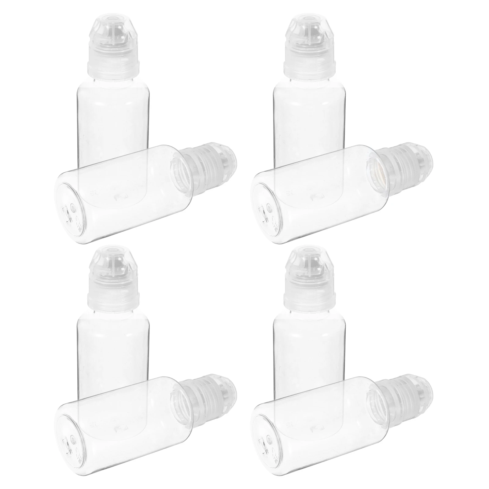 

8pcs 95ml Mini Squeeze Bottles Reusable Leakproof Top Honey Dispenser Camping Travel Kitchen Condiment Containers for Kids