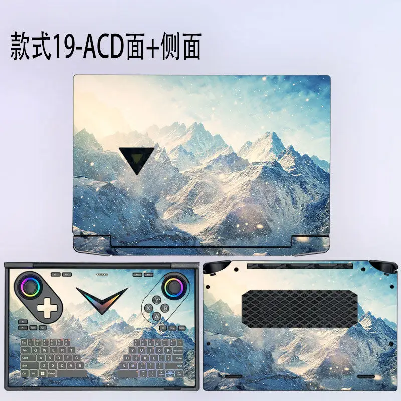 Pre-cut 1xTop+1xPalmrest+1xBottom+Side Skin Sticker Cover Protective Film For OnexPlayer G1 mini 8.8