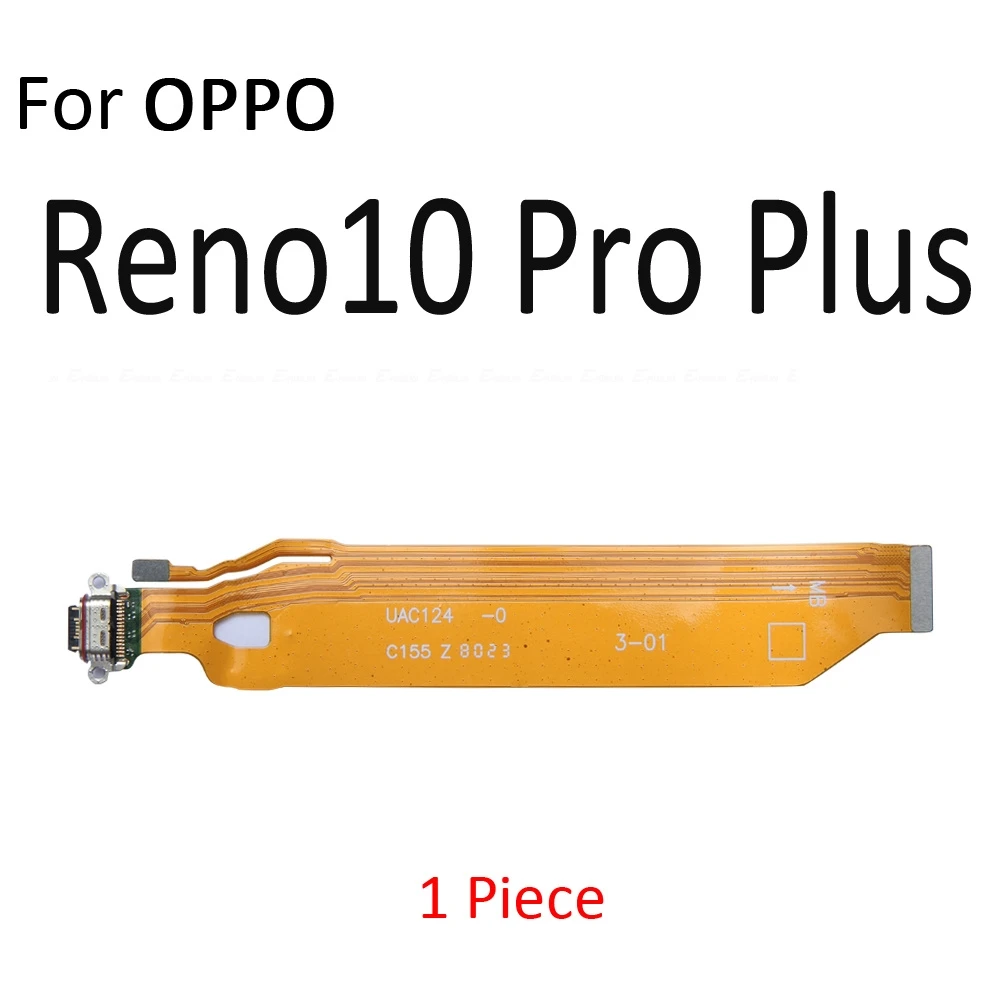 Charging Port Connector Board Parts Flex Cable With Mic For OPPO Reno 9 10 11 12 Reno9 Reno10 Reno11 Reno12 Pro Plus
