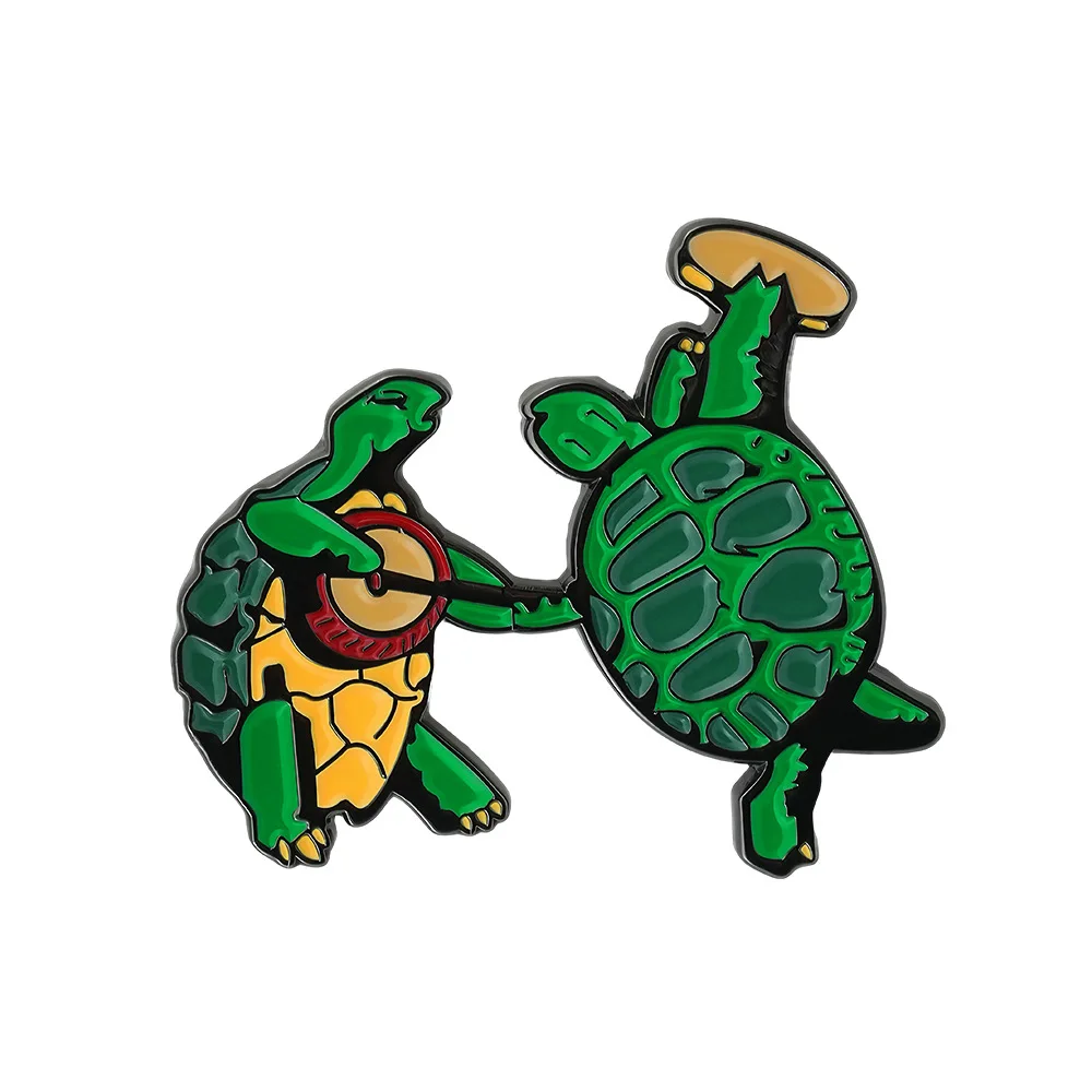 1 Pc Grateful Dead Terrapin Turtle Enamel Pin, Classic Rock Band Fan Badge, Retro Music Collectible Fashion Backpack Accessory
