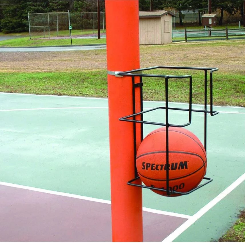 壁掛け式スポーツボール収納ホルダー（バスケットボール、サッカー、バレーボール、ラケット用）